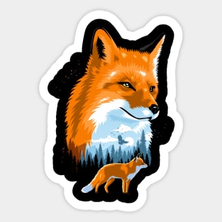 Wild Fox Sticker